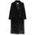 Michael Kors Michael Kors Long Double-Breasted Faux Fur Coat Black