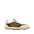 Gucci Gucci Re-Web Leather And Canvas Sneakers WHITE