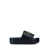 Balenciaga Balenciaga Rise Leather Sandals Black