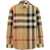 Burberry Burberry Check Motif Cotton Shirt Beige