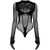 GCDS Gcds Long-Sleeved Bodysuit Black