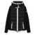 Moncler Grenoble Moncler Grenoble Two-Material Hooded Jacket Black