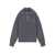 MAISON KITSUNÉ Maison Kitsuné Bold Fox Head Patch Half Zip Ribbed Jumper GREY