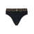 Versace Versace Stretch Polyamide Swim Briefs With Greek Motif NERO E ORO