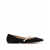 Jimmy Choo Jimmy Choo Ade Suede Leather Ballet Flats Black