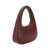 COPERNI Coperni Swipe Baguette Large Leather Shoulder Bag RED