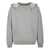 Golden Goose Golden Goose Journey Unisex Hoodie Cotton Melange Sweatshirt Printed On Back Clothing GREY