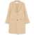 AMI Paris AMI Paris Wool Single-Breasted Coat Beige