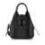 Hogan Hogan Script Small Leather Tote Bag Black