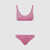 OSEREE Oséree Pink Lumiere Sporty Bikini Set MULTICOLOR