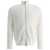 Brunello Cucinelli Brunello Cucinelli Half English Rib Turtleneck Cardigan With Zipper WHITE