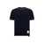 Thom Browne Thom Browne Cotton Crew-Neck T-Shirt BLUE