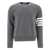 Thom Browne Thom Browne 4Bar Cotton Sweater GREY