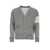 Thom Browne Thom Browne 4Bar Wool Cardigan GREY