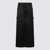 Tom Ford Tom Ford Black Viscose And Linen Blend Long Skirt MULTICOLOR