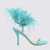 Stuart Weitzman Stuart Weitzman Turquoise Leather Feather Sandals MULTICOLOR