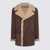 Salvatore Santoro Salvatore Santoro Brown Suede Shearling Jacket MULTICOLOR