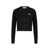 MARINE SERRE Marine Serre Moon Logo Knit Cardigan Clothing Black