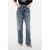 7 For All Mankind High Waisted Tess Jeans With Visible Stitching Blue