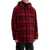 Woolrich Plaid Cruiser Hooded Jacket RED CHECK