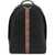 Paul Smith "Signature Stripe Leather Backpack" BLACK