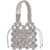 HIBOURAMA Lola Handbag Purse Tote CRYSTAL