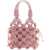 HIBOURAMA Lola Handbag Purse Tote LIGHT ROSE