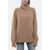 Max Mara S Turtleneck Mantova Cashmere Blend Sweater Beige