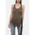 Rick Owens Drkshdw Cotton Tank Top Brown