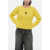 ETRO Mohair Blended Pullover With Embroidered Logo Yellow