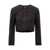 ROTATE Birger Christensen Rotate Birger Christensen Boucle Crop Jacket Black