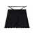 COURRÈGES Courrèges Slash Ellipse Crepe Jerse Mini Skirt Clothing Black