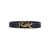 Saint Laurent Saint Laurent Cassandre Leather Bracelet Black