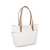 Michael Kors Michael Kors Jet Set Vegan Leather Tote Beige