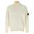 Stone Island Stone Island Logo Badge Turtleneck Sweater WHITE