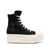 Rick Owens Rick Owens Drkshdw Double Bumpers Denim Sneakers Shoes Black