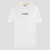 Jil Sander Jil Sander White Cotton T-Shirt Beige