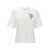 Brunello Cucinelli Brunello Cucinelli 'Monile' Flower T-Shirt WHITE