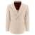 Brunello Cucinelli Brunello Cucinelli Corduroy Double-Breasted Deconstructed Blazer Beige