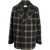 Maison Margiela Maison Margiela Check-Pattern Wool Coat Black